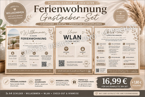 Ferienwohnung gastgeber set - gastgeber, 3